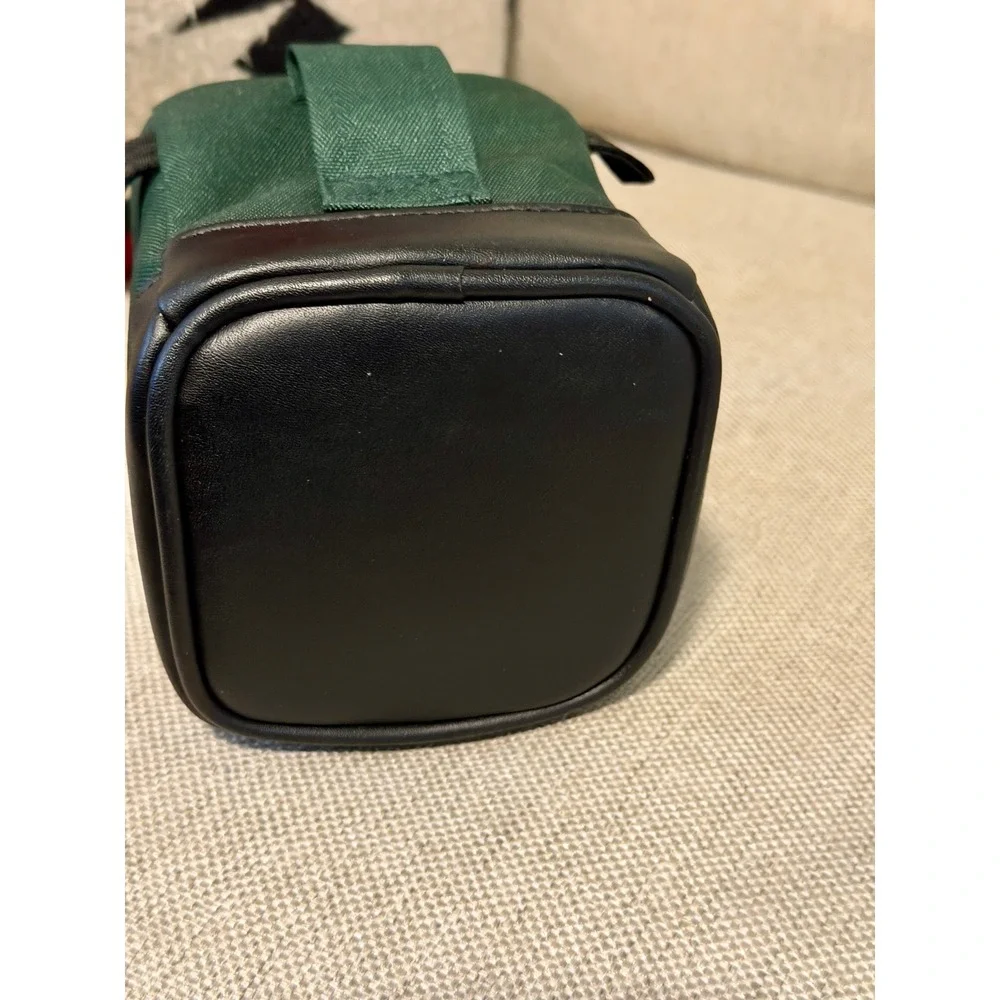 Sigma Camera Lens Case Pouch Forest Green Canvas Padded Zippered Belt Loop